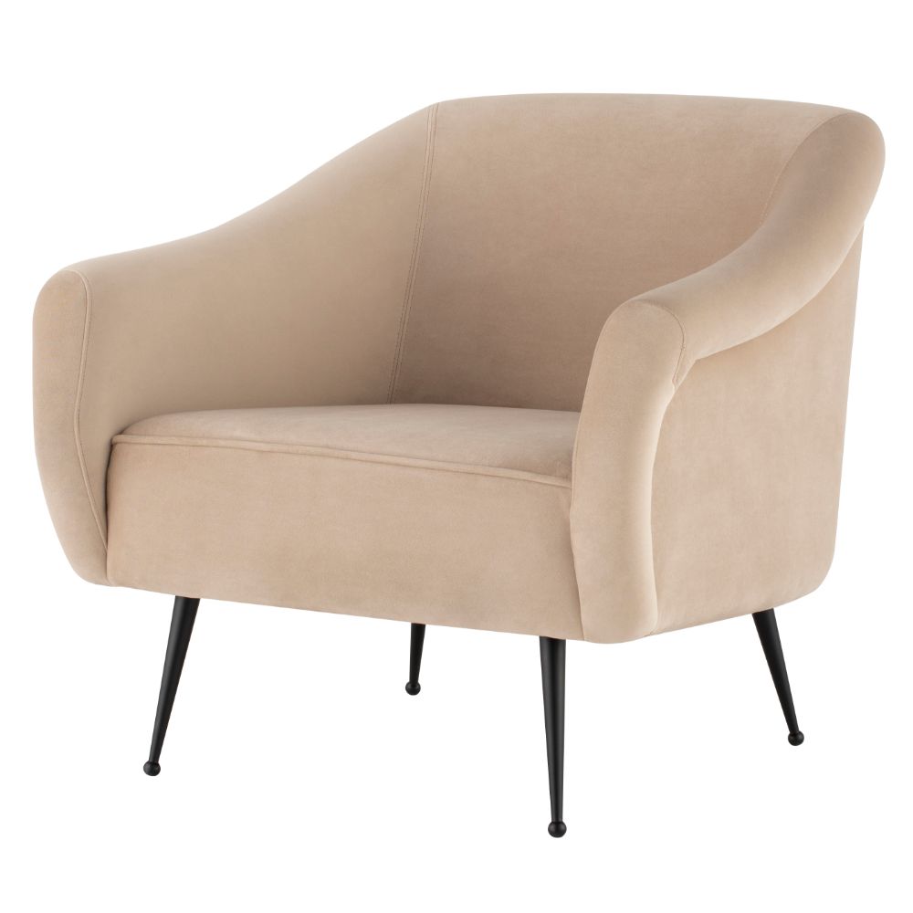 Nuevo HGSC443 LUCIE OCCASIONAL CHAIR in NUDE